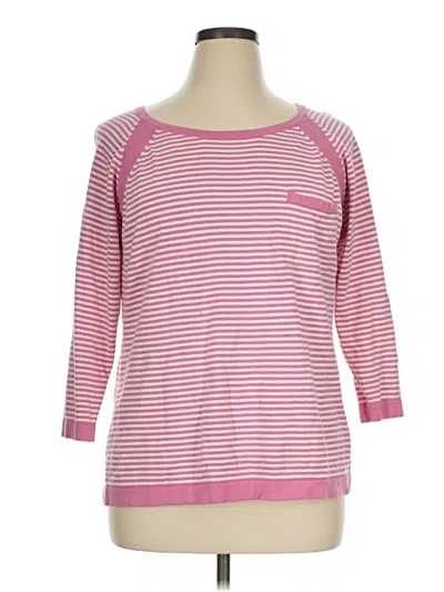 Pre-owned Liz Claiborne Pullover Sweater In Pink