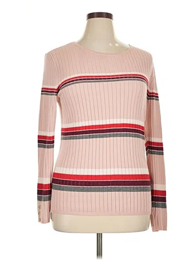 Pre-owned Liz Claiborne Pullover Sweater In Pink