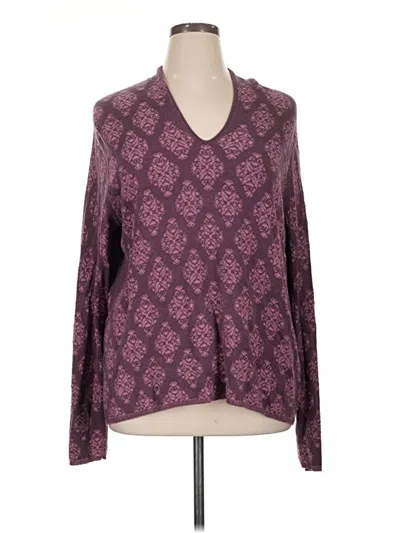Pre-owned Liz Claiborne Pullover Sweater In Purple