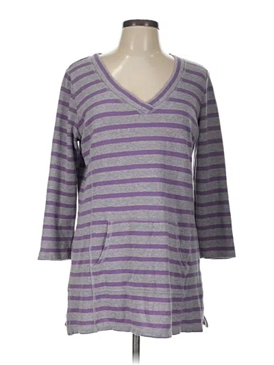 Pre-owned Liz Claiborne Pullover Sweater In Purple