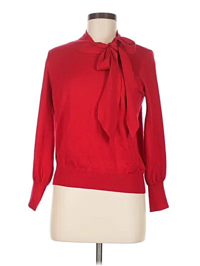 Pre-owned Liz Claiborne Pullover Sweater In Red
