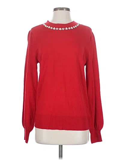 Liz Claiborne Pullover Sweater In Red