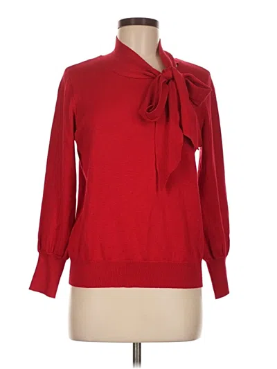 Pre-owned Liz Claiborne Pullover Sweater In Red