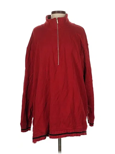 Pre-owned Liz Claiborne Pullover Sweater In Red