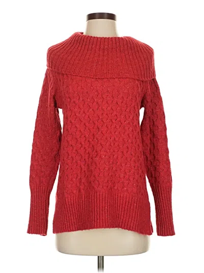 Pre-owned Liz Claiborne Pullover Sweater In Red