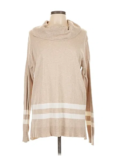 Pre-owned Liz Claiborne Pullover Sweater In Tan