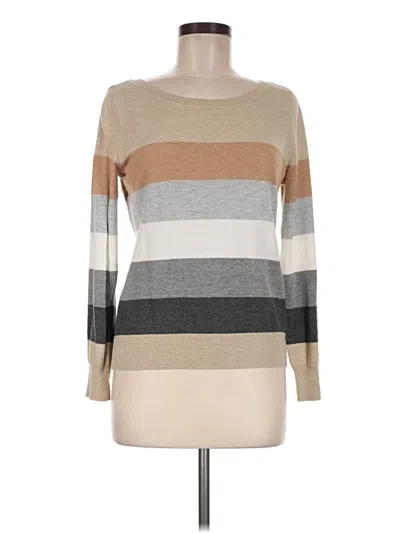 Pre-owned Liz Claiborne Pullover Sweater In Tan