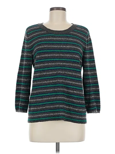 Pre-owned Liz Claiborne Pullover Sweater In Teal