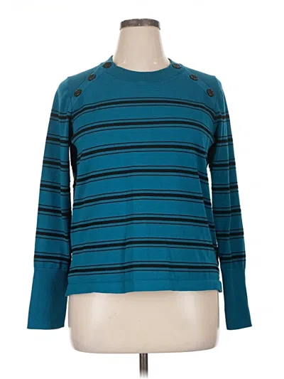 Pre-owned Liz Claiborne Pullover Sweater In Teal