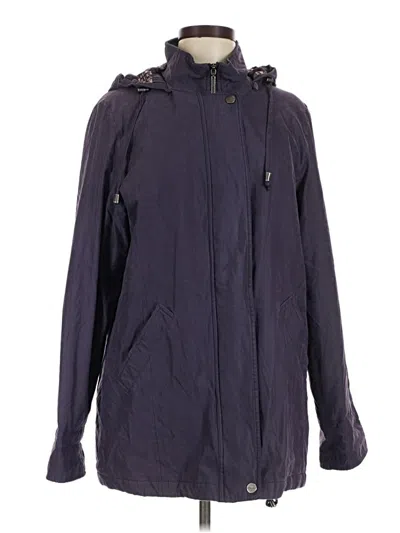 Pre-owned Liz Claiborne Raincoat In Purple