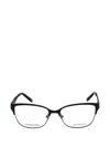 Liz Claiborne Rectangle-frame Glasses In Multi