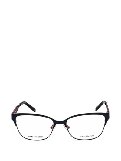 Liz Claiborne Rectangle-frame Glasses In Multi