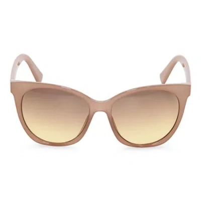 Liz Claiborne Rorie Womens Cat Eye Sunglasses In Brown