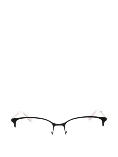 Liz Claiborne Round-frame Glasses In Black