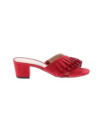 Pre-owned Liz Claiborne Sandals In Red