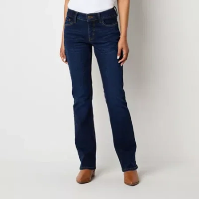 Liz Claiborne Sara Womens Bootcut Jean In Blue
