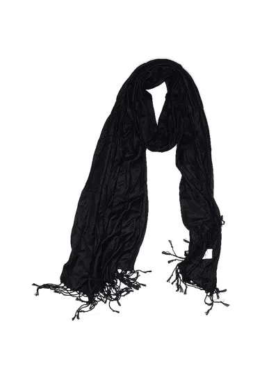 Pre-owned Liz Claiborne Scarf In Black