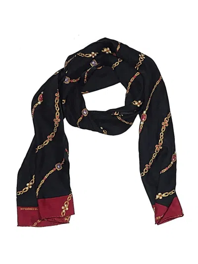 Pre-owned Liz Claiborne Scarf In Black