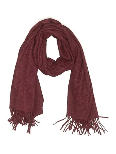 Pre-owned Liz Claiborne Scarf In Burgundy