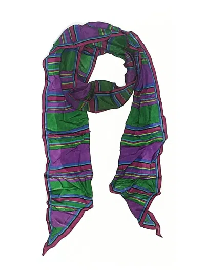 Pre-owned Liz Claiborne Scarf In Purple