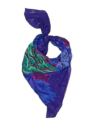 Pre-owned Liz Claiborne Scarf In Purple