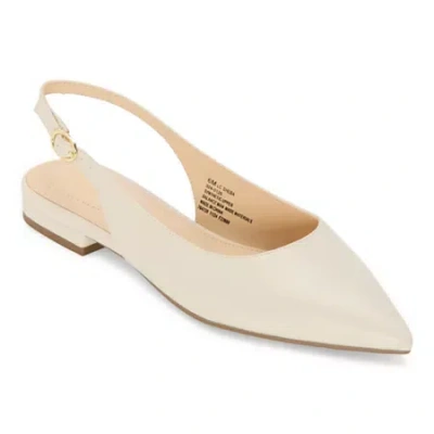 Liz Claiborne Sheba Womens Pointed Closed Toe Ballet Flats In Multi