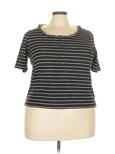 Pre-owned Liz Claiborne Short Sleeve T-shirt In Black