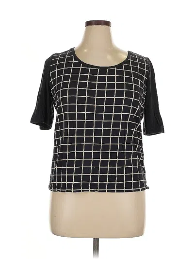 Pre-owned Liz Claiborne Short Sleeve T-shirt In Black