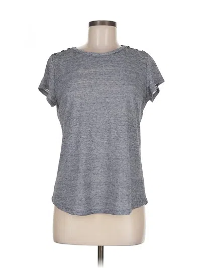 Pre-owned Liz Claiborne Short Sleeve T-shirt In Gray