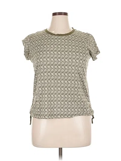 Pre-owned Liz Claiborne Short Sleeve T-shirt In Green