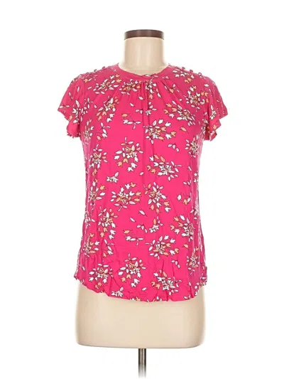 Pre-owned Liz Claiborne Short Sleeve T-shirt In Pink