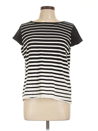 Pre-owned Liz Claiborne Short Sleeve T-shirt In Black