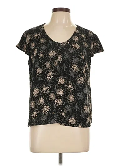 Pre-owned Liz Claiborne Short Sleeve T-shirt In Black