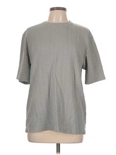 Pre-owned Liz Claiborne Short Sleeve T-shirt In Gray