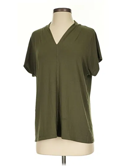 Pre-owned Liz Claiborne Short Sleeve T-shirt In Green