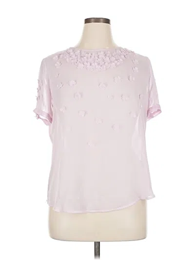 Pre-owned Liz Claiborne Short Sleeve T-shirt In Pink