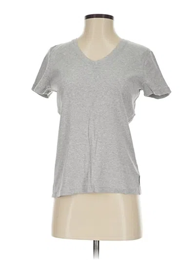 Pre-owned Liz Claiborne Short Sleeve T-shirt In Silver