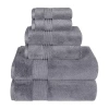 Liz Claiborne Signature Plush Bath Towel In Gray