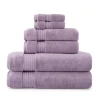Liz Claiborne Signature Plush Bath Towel In Purple