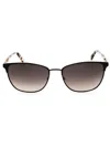 Liz Claiborne Sleek Rectangular Sunglasses In Pink