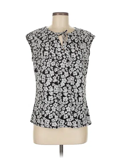 Pre-owned Liz Claiborne Sleeveless Blouse In Black