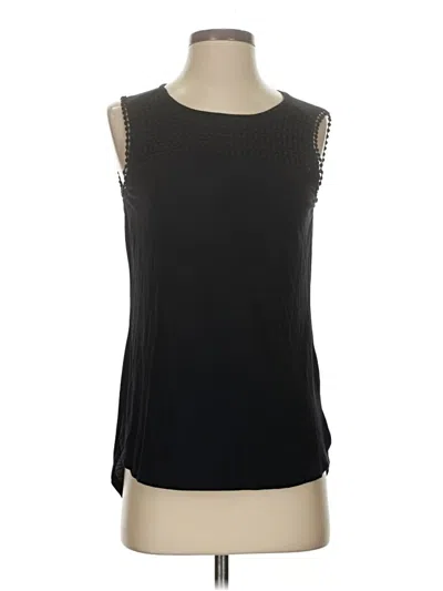 Pre-owned Liz Claiborne Sleeveless Blouse In Black