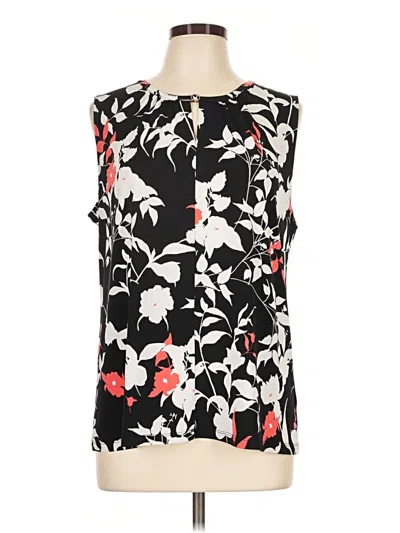Pre-owned Liz Claiborne Sleeveless Blouse In Black