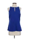 Liz Claiborne Sleeveless Blouse In Blue