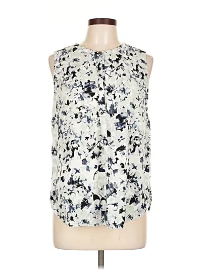 Pre-owned Liz Claiborne Sleeveless Blouse In Blue