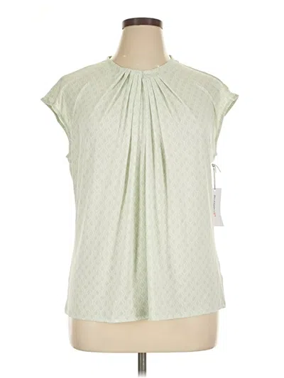 Liz Claiborne Sleeveless Blouse In Green