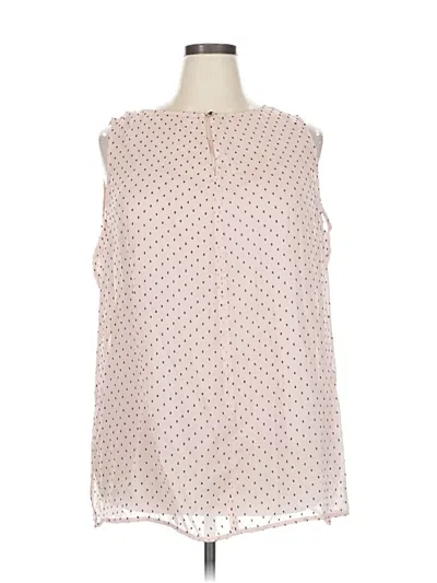 Pre-owned Liz Claiborne Sleeveless Blouse In Pink