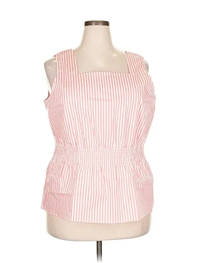 Pre-owned Liz Claiborne Sleeveless Blouse In Pink