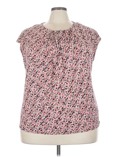 Pre-owned Liz Claiborne Sleeveless Blouse In Pink