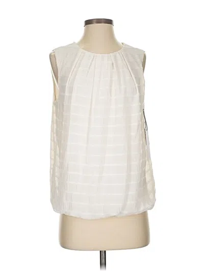 Liz Claiborne Sleeveless Blouse In White
